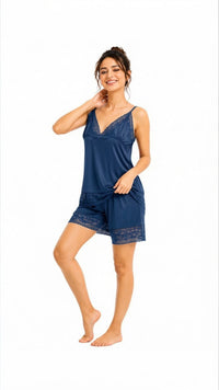 Cami & Shorts Set for Women | Soft & Stylish Nightwear 2 Pcs