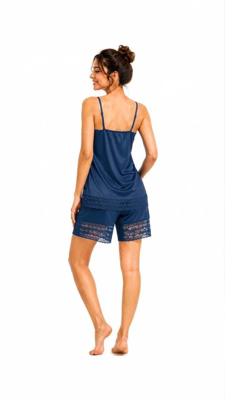 Cami & Shorts Set for Women | Soft & Stylish Nightwear 2 Pcs